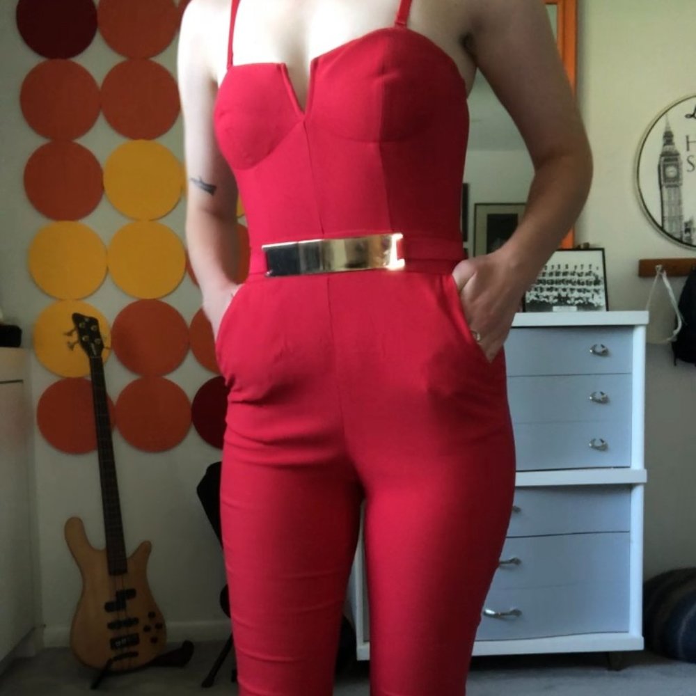 Madonna's Material Girl | Red Catsuit | Size Small | Worn once
